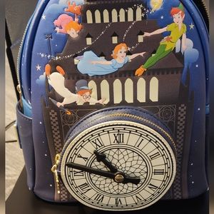 Loungefly Peterpan 2nd Star on the Right Glow in the dark mini backpack